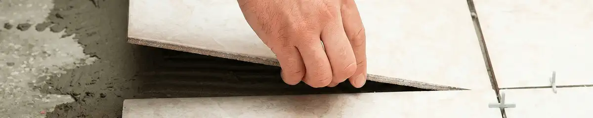 Professional installing ceramic tile floors in Seattle, WA