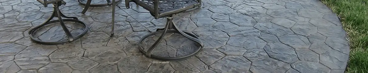Garden relaxation area with professionally installed stone flooring in Seattle WA